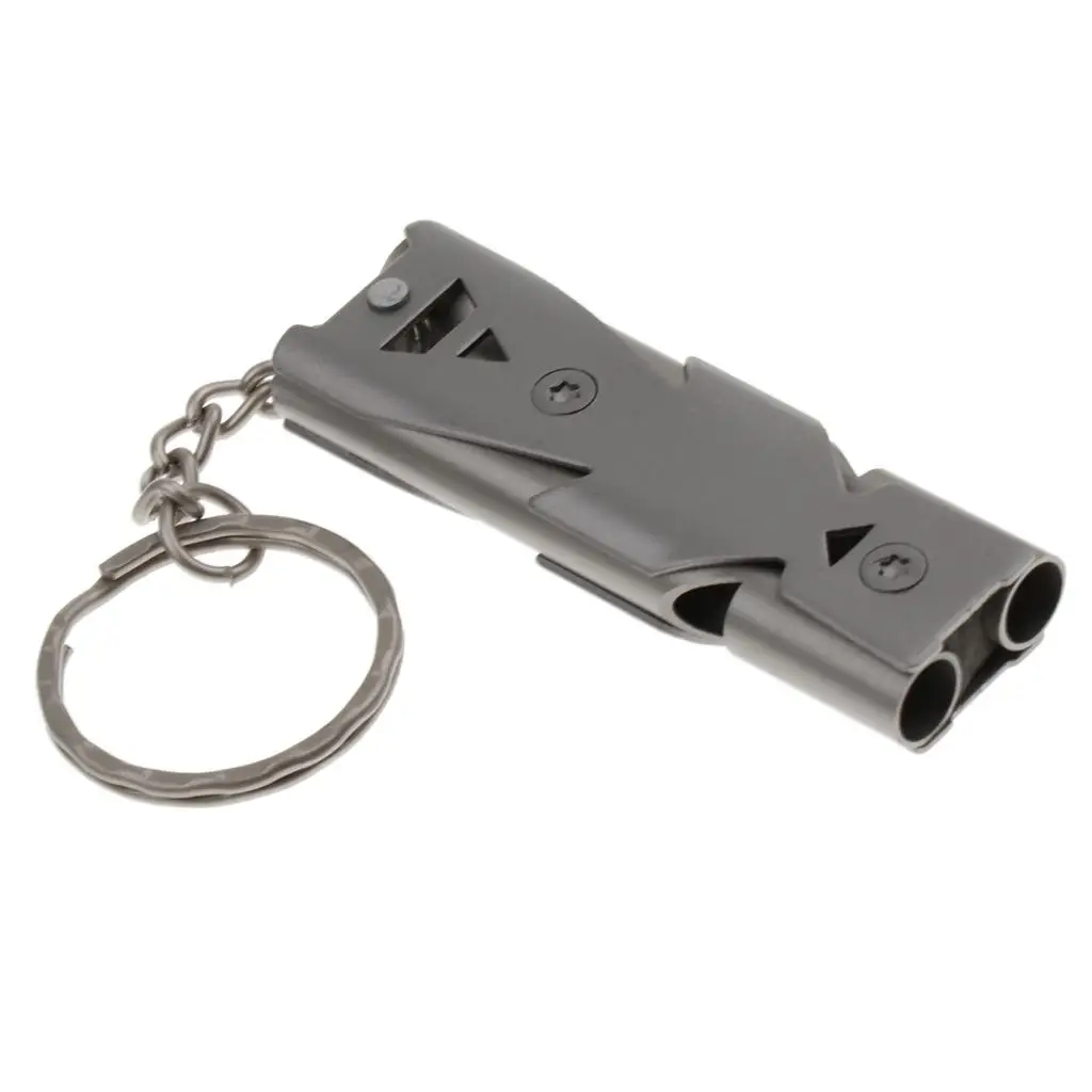 Animal Obedience Whistle Stainless Steel Pet Dog Trainer Horn Loud Sound for Bird Parrot Cat Emergency Use