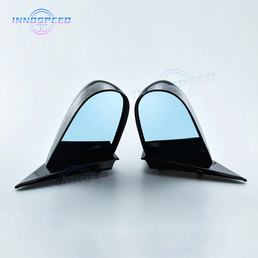 For Honda Civic EK 1996-2000 4Doors Spoon Style Car Rearview Mirror Manual Adjustable Car RearView Side View Mirror