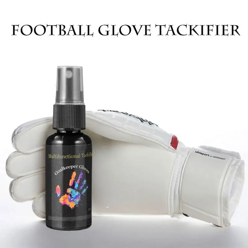 30ml aperto de futebol spray pegajoso goleiro luva de látex spray portátil luvas de boxe spray anti-deslizamento melhorado viscosidade tackifier