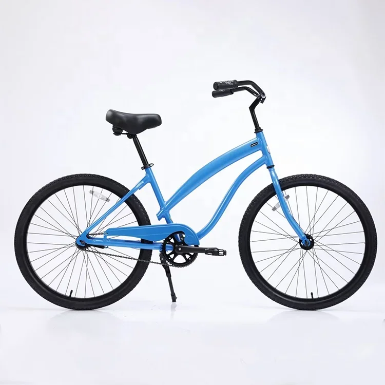 20 Inch Aluminium Alloy Frame Single Speed Adult Bicycle Sand Use Black Color Beach Cruiser Bike For Sale