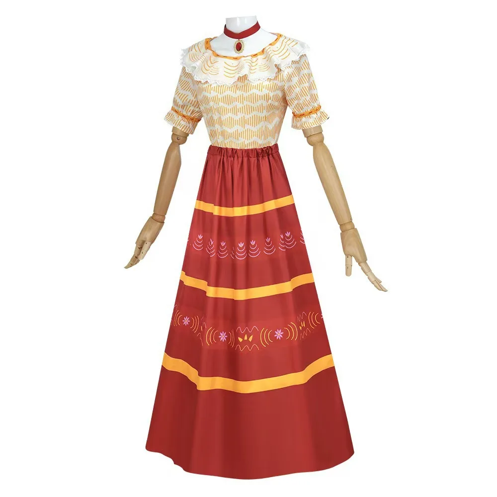 WHH Anime Movie Enca Dolores Madrigal cosplay costume Shirt dress Nice cosplay outfits women role play party Or daily wear - view 3
