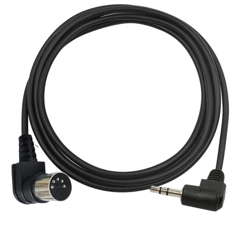 3.5Mm Double Elbow Audio Plug To MIDI 5-core Adapter Cable Computer Audio Output MIDI5-core DIN5P