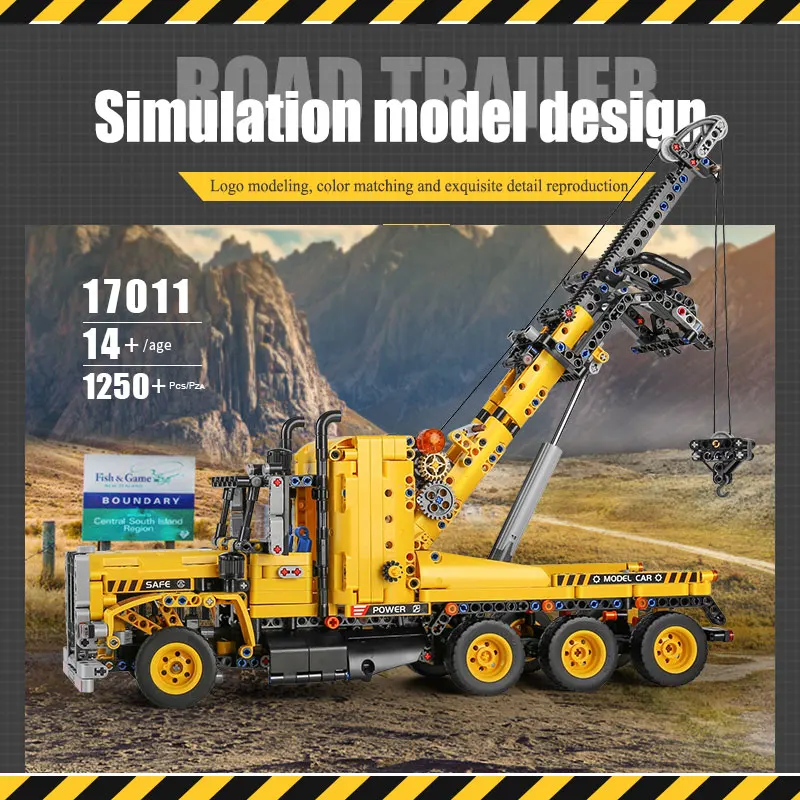 Mould King 17011 Giocattoli per camion tecnici Il MOC-43434 Carro attrezzi Building Block Assembly Set di mattoni per auto Regalo di Natale per bambini