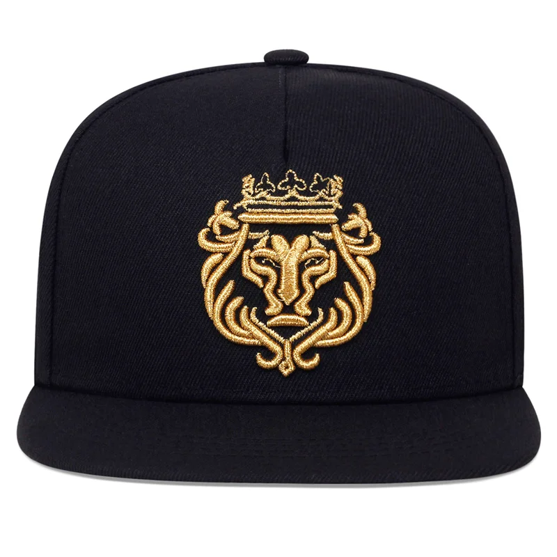 New Men Women Lion Embroidered Baseball Cap Summer Outdoor Sun Hat Hip Hop Adjustable Trucker Caps Cotton Snapback Hats Sun Hats