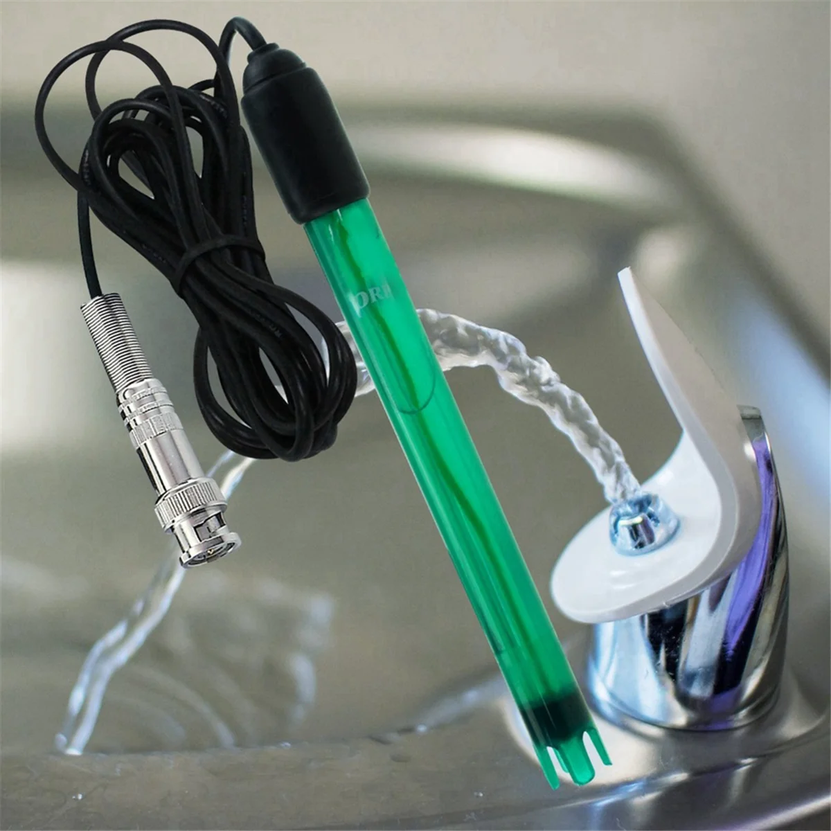 ABFKW ORP Redox Electrode BNC نوع موصل استبدال التحقيق 300 سنتيمتر كابل لاختبار متر معدات حوض السمك جهاز اختبار المياه