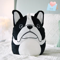 Cojín de animales de peluche de Bulldog para niños, almohadas de felpa de 8 pulgadas, juguete de dibujos animados para bebés, peluches para niñas, regalo suave para niños