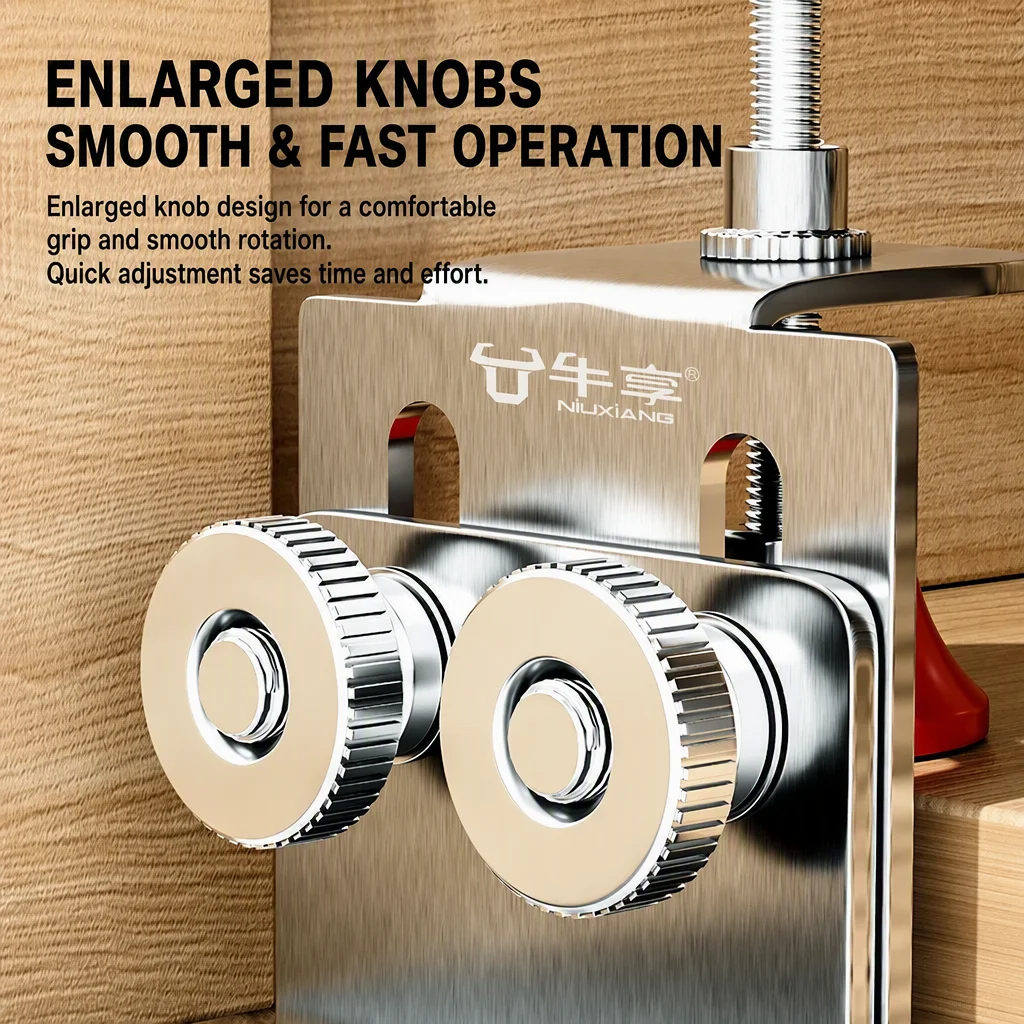 Cabinet Door Installation Tool Stainless Steel Cabinet Frame Fixture Household Portable Cabinet Door Mounting Jig Bracket
