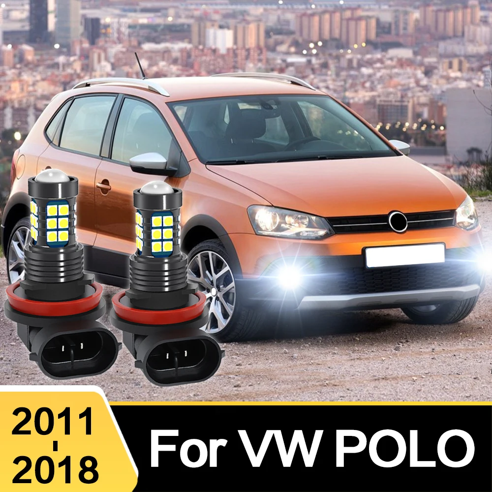 Фонарь передней противотуманной фары для VW Volkswagen POLO 6R MK6 2011 2012 2013 2014 2015 2016 2017 аксессуары