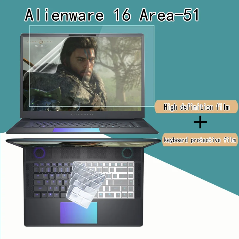 

Anti-reflective and anti-blue protective film suitable for Alienware 16 Area-51 computer screen film keyboard protective film