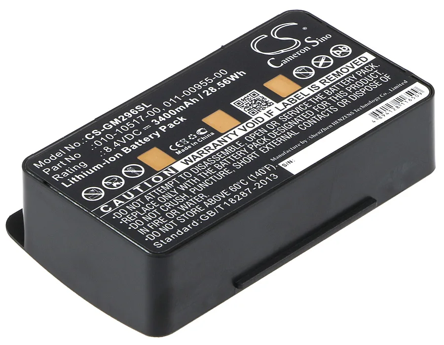 GPS, Navigator 3400mAh / 28.56Wh Battery For Garmin 010-10517-00  010-10517-01  011-00955-00 GPSMAP 276  GPSMAP 276c  396