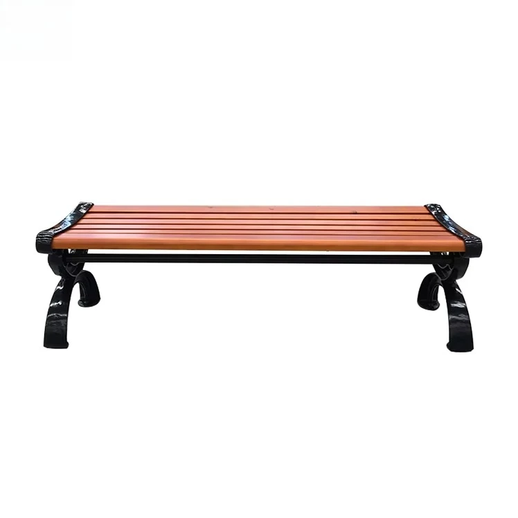 Modern Design Outdoor Wooden Bench with Waterproof Finish, Perfect for Garden, Patio, or As a Stylish Commercial Seating
