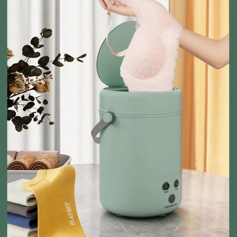 Blue light sterilization underwear washing machine mini socks washing semi-automatic dormitory dedicated