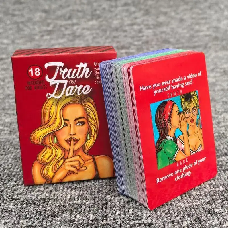 

100 вопросов: Игра «Правда или действие» — веселая карточная игра для взрослых или озорной подарок для пар с уморительными заданиями и ужасными правдами.