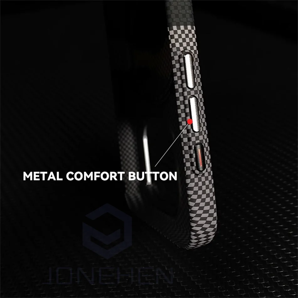 Luxury Alloy Lens 3D Relief Peak Carbon Fibre Pattern Case For iPhone 13 14 15 16 Pro Max Slim Shockproof PC Cover For Magsafe