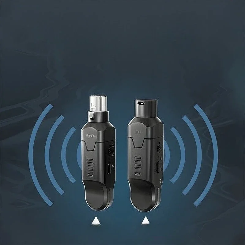 Wireless Dynamic Condenser Microphone Plug and Play Wireless Transmitter Receiver