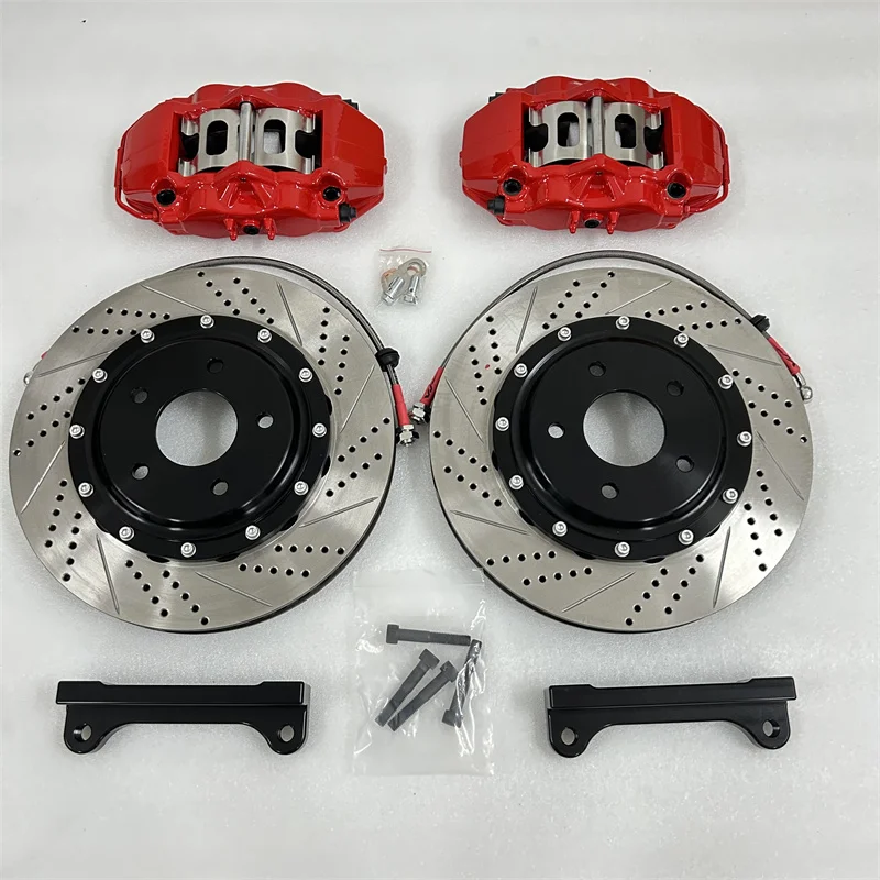Jekit Racing High Performance Car Brake System 4 Pot Brake Kit 9200 for Subaru Impreza WRX STI BRZ LEGACY