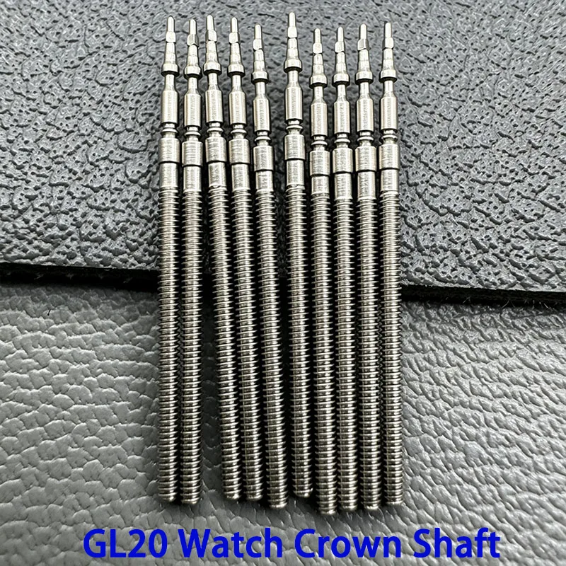 2PCS 4PCS LG20 Movement Crown Stem Steel Crown Parts Fit for GL20 GL24 GL30 Movement Stem Watch Accessories