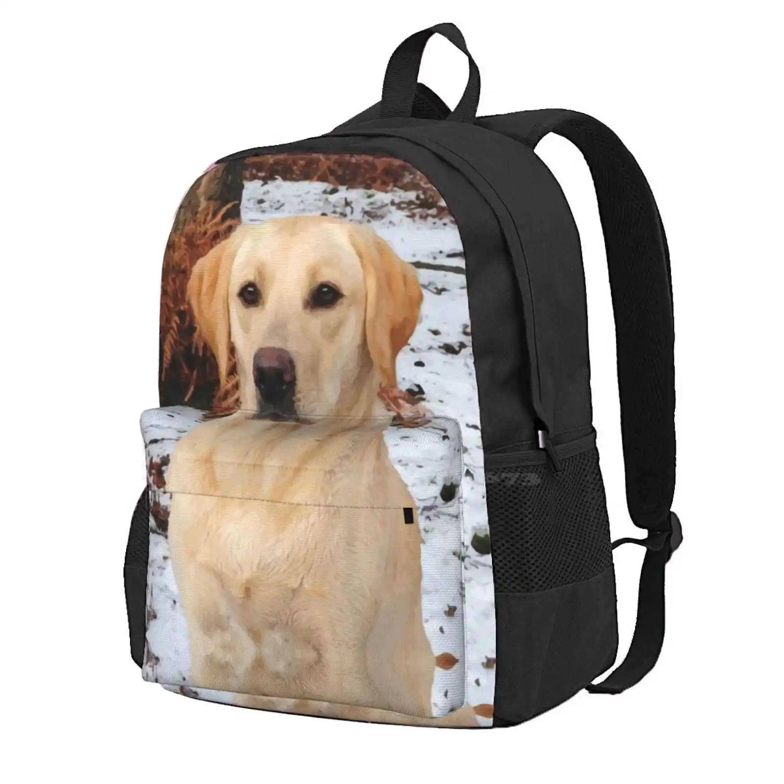 

Yellow Lab Hot Sale Schoolbag Backpack Fashion Bags Yellow Lab Dog Art Labrador Art For Lab Lovers Labrador Love Duck Hunter