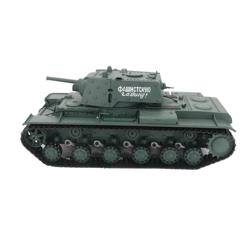 Henglong Kv-1s tanque de controle remoto pesado simulação batalha rc tanque competitivo pista modelo brinquedo para homem crianças presentes natal