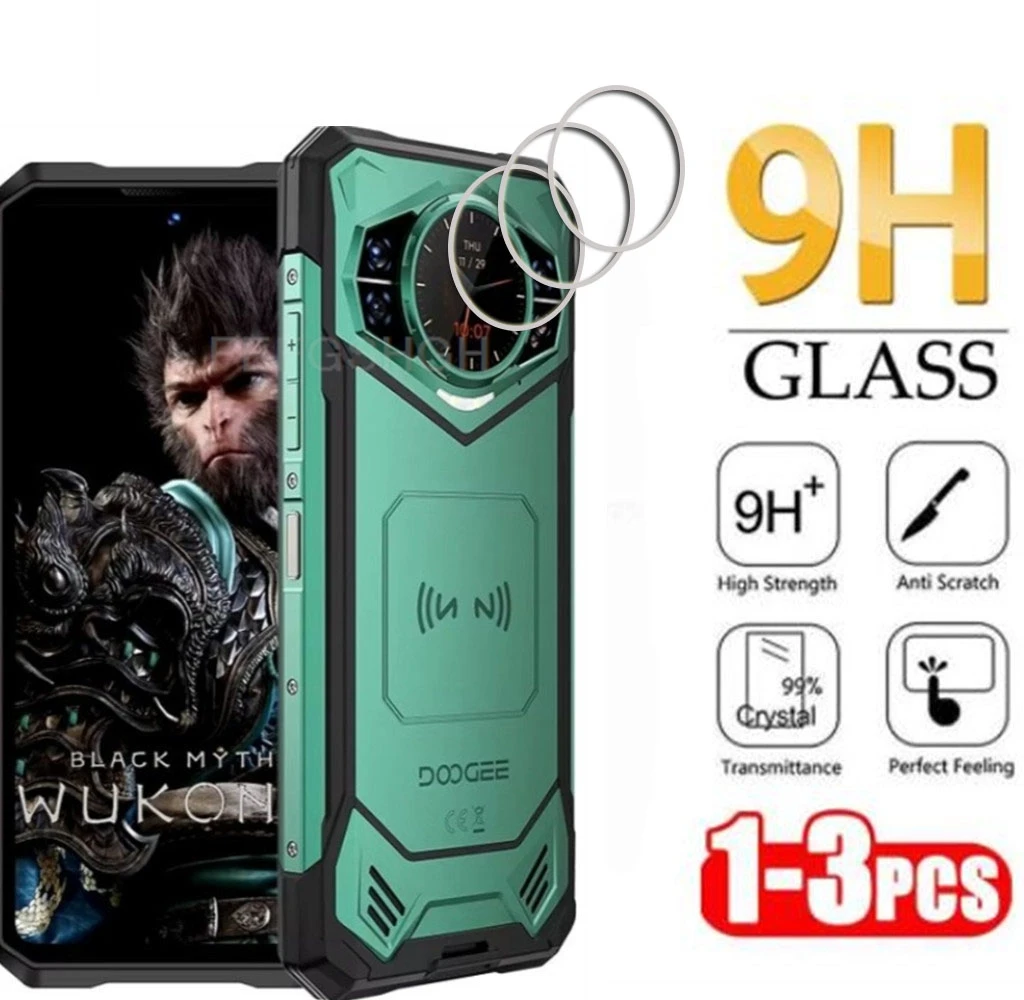 3D 9H HD Camera Lens Film For Doogee S200 6.72" DoogeeS200 S 200X S200 Plus S200 Ultra Tempered Glass Back Protector Cover