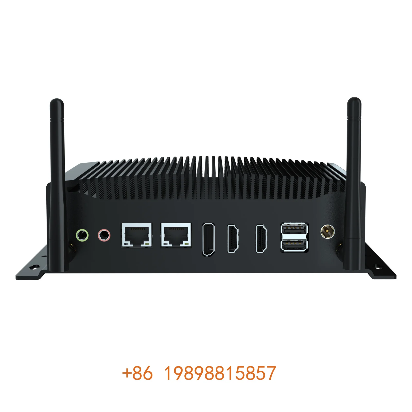 Mini  Fanless PC 10th Processor Intel I7-10810U HD DP RS232 RS485 Com USB Win 10/11 Desktop Computer