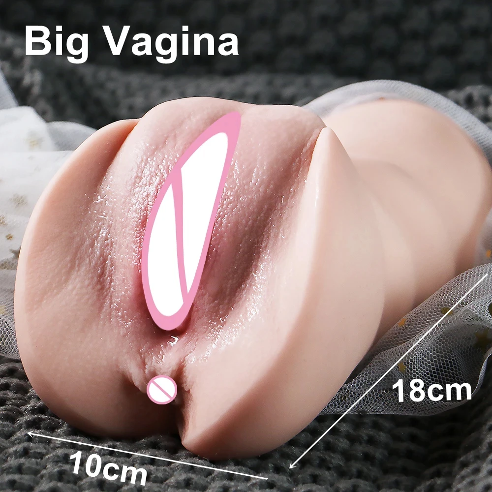 Realistische Vagina Lebensechte Künstliche Vaginal Anal Sex Puppe Erotische Erwachsene Sex Spielzeug Für Männer Weiche Tasche Pussy Männlicher