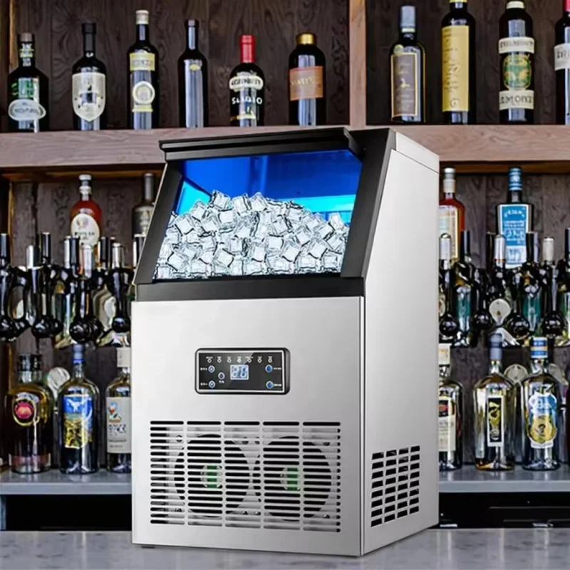 

Ice Maker 60kg Automatic Home Commercial Small Ice Cube Block Making Machine Ice Maker Machine for Business Sale Food Beverage