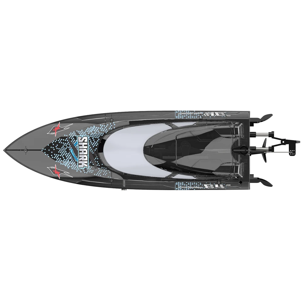 Flytec v006 rtr 2.4g 30 km/h rc barco capsize reinicialização automática luz led resfriamento de água controle remoto corrida lancha veículos modelos