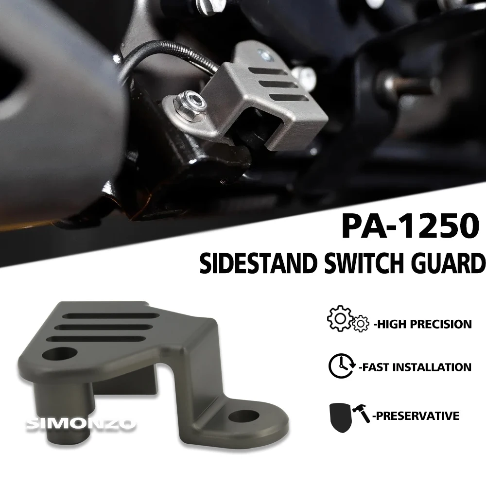 

Switch Guard For PAN AMERICA Accessories Swithes Protective Cover 1250 S PA1250 PA 1250S Motorcycle CNC Side Stand 2021-2023