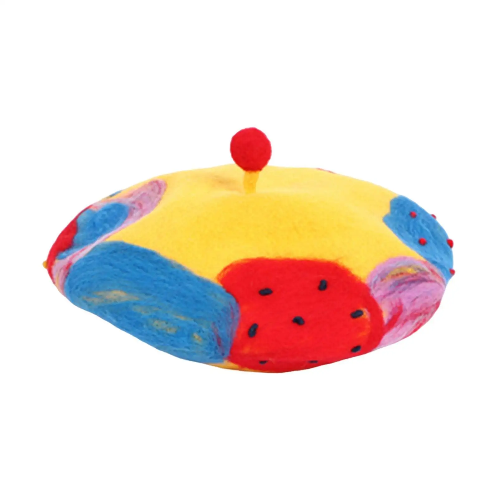 قبعة بيريه للفتيات قابلة للتنفس، أنيقة ومتعددة الاستخدامات، قبعة شتوية أنيقة للحفلات التنكرية، هدية عيد ميلاد