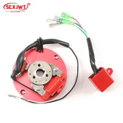 Motorcycle Magneto Coil Inner Rotor Stator Assembly Kit for 50/110/125/140/150CC Scooter Go Kart ATV Quad Moto Horizontal Engine