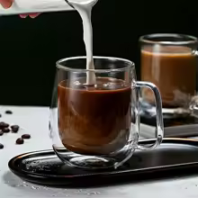 Tasse Double Paroi 'Cœur Glacé'