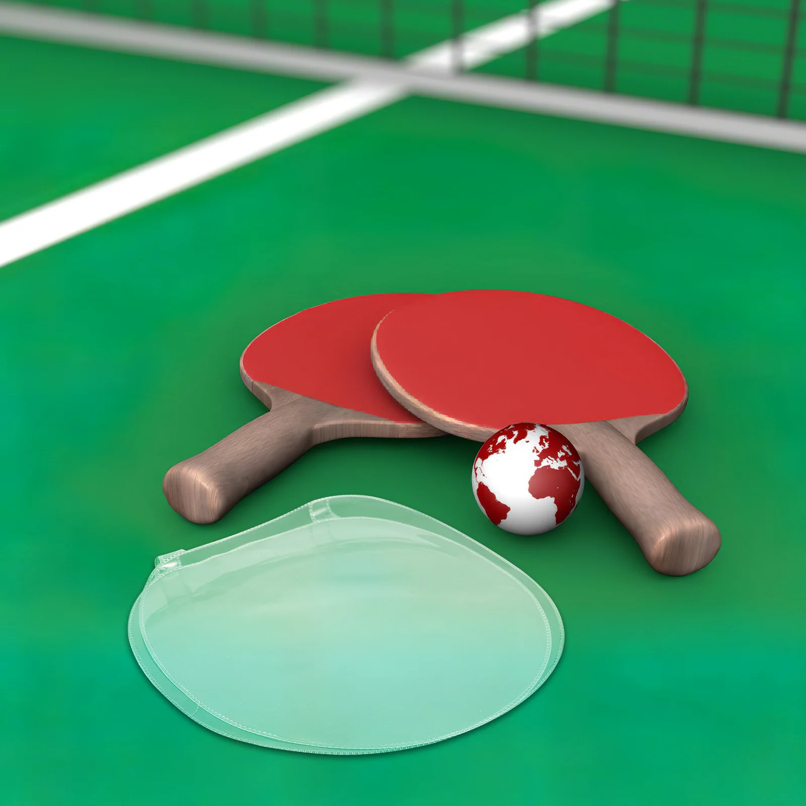 

10Pcs Table Tennis Racket Protective Film Double Sided Thickened Cover Enhances Rebound for Paddles Accessories