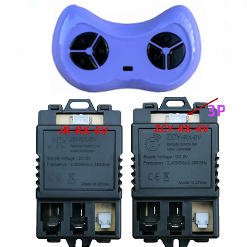 

weelye JR-RX-6V ZCY-RX-6V receiver and remote control Accessories for Children Electric Ride On Car Replacement Parts