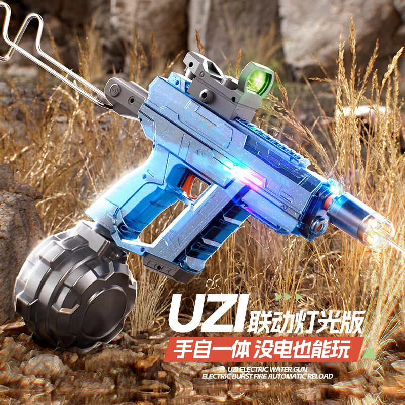 Uzi-電気水鉄砲,自動軽量吸水,おもちゃ