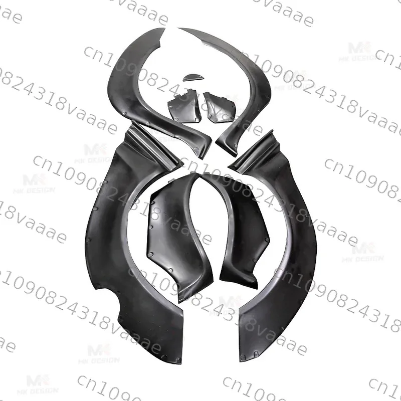 Fiberglass Wide Body Kit Car Fenders Wheel Arch Eyebrow Trim Spoiler for 2008-2014  Scirocco R Auto Decoration