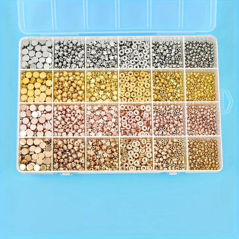 

2160 шт., комплект бусин-разделителей, разные круглые формы звезд, CCB, ремесленные бусины для DIY, ожерелья, браслеты, брелки для изготовления ювелирных изделий