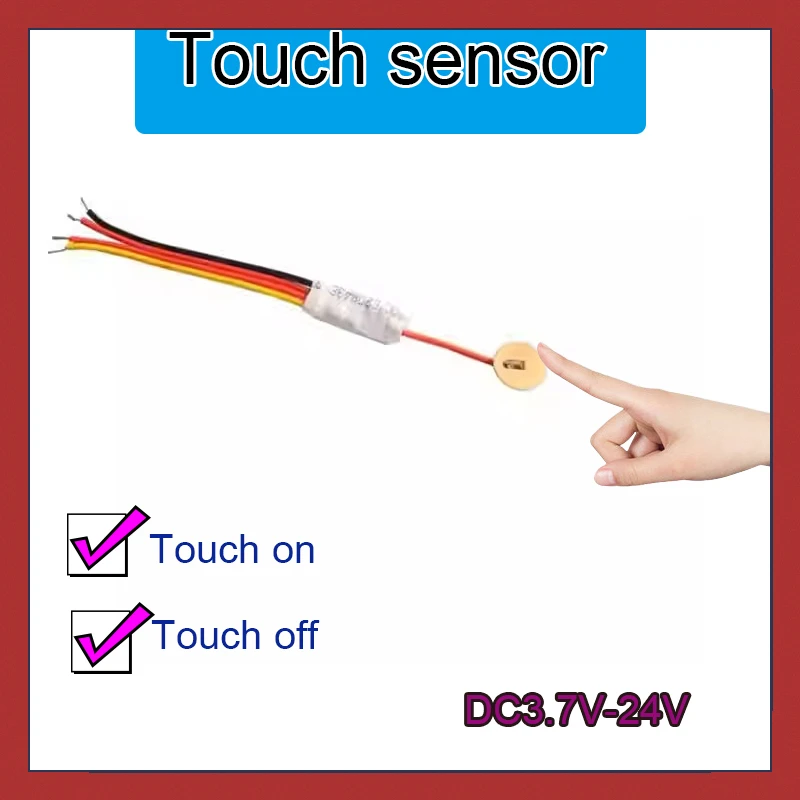 Touch On Touch Off DC3.7V-24V8mm Mini Touch Sensor Module Water Level Monitor Water Level Monitoring Function customized