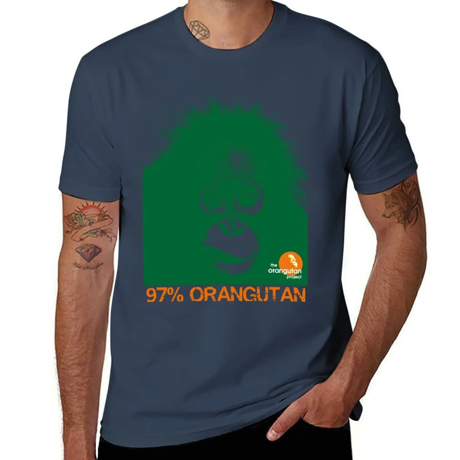 

97% Orangutan Tee 2 T-Shirt man t shirt cotton anime tshirt T-Shirt