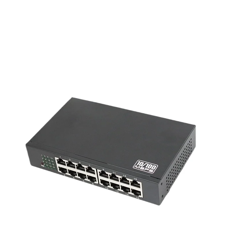 

TSW-116 100M 16-port Ethernet switch for long-distance transmission