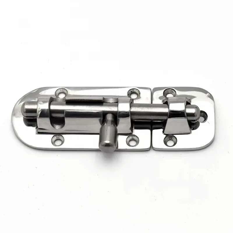 STTL Precise Processing Polish Stainless Steel Barrel Bolt Heavy Duty Latch Hook Boat Hatch Lock