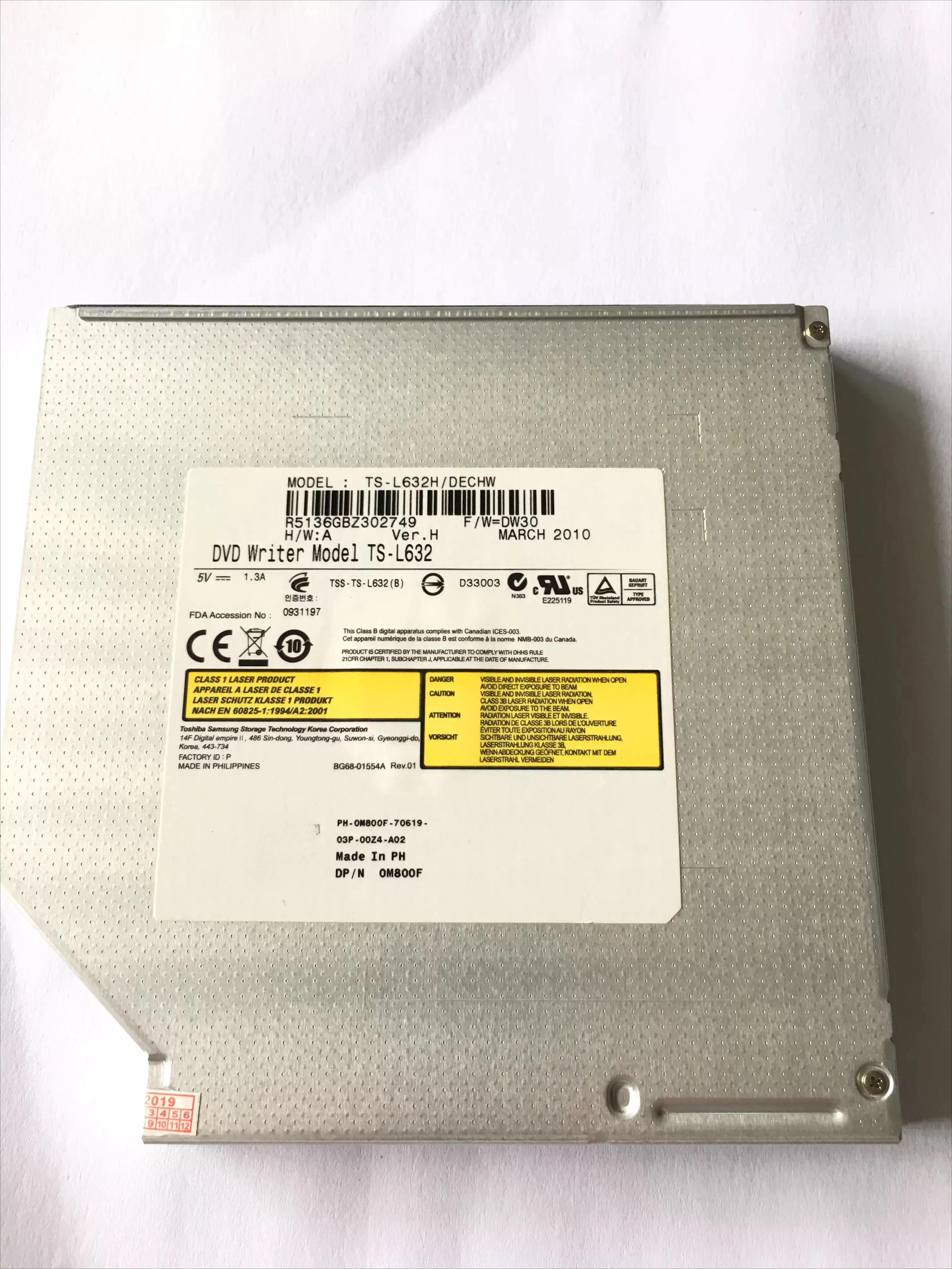 New Notebook IDE Parallel Drive Universal Built-in for  Samsung DVD Burner TS-L632D TS-L632H