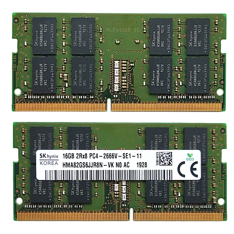 SK hynix ノートパソコン用メモリ 4GB 8GB 16GB 32GB SODIMM RAM ミニ