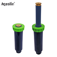90-360 Degree 4Pcs/lot Garden Lawn Sprinkler Automatic Retractable Spray Irrigation System Copper Nozzle #GW00106