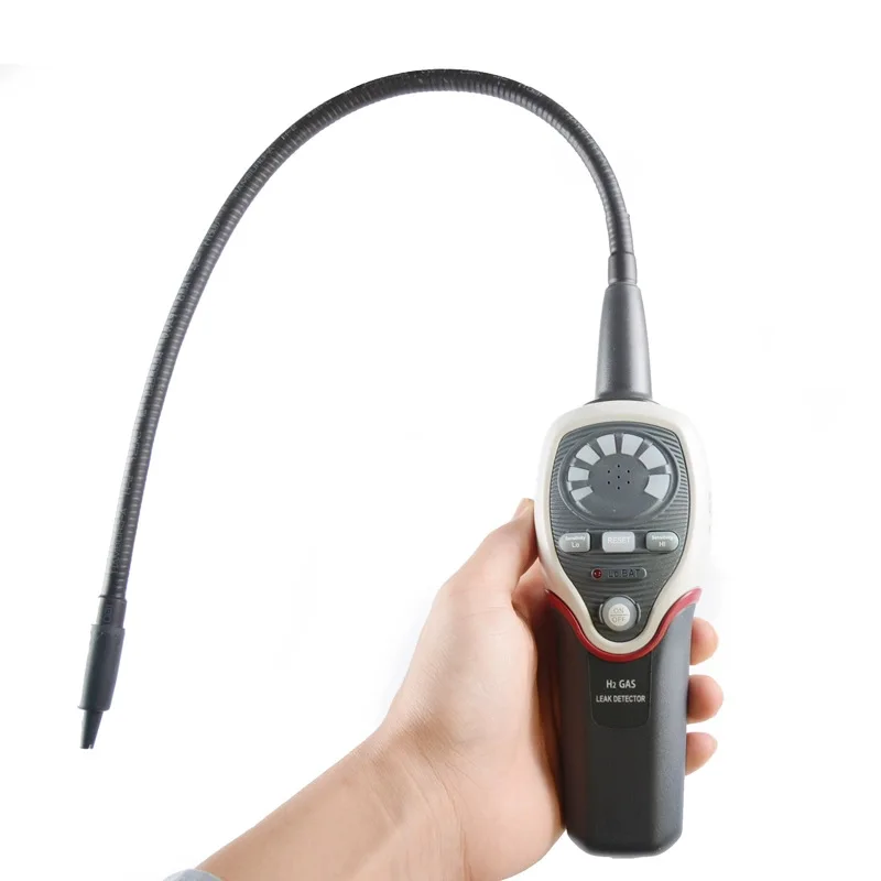 Utility Portable 384 Hydrogen Leak Detector Sensitive H2 Sensor 5% H2 Nitrogen Mixture Analyzer Safety Monitor with Storage Case