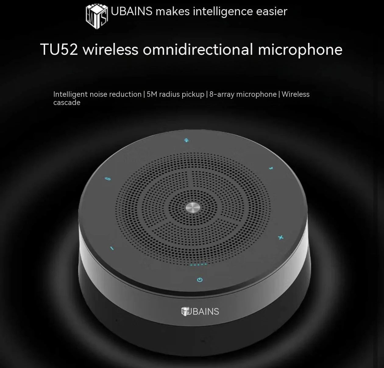 

Array Noise Reduction Microphone For Conference Room System Conference Microphone Over 10 People Video Conference Microphone