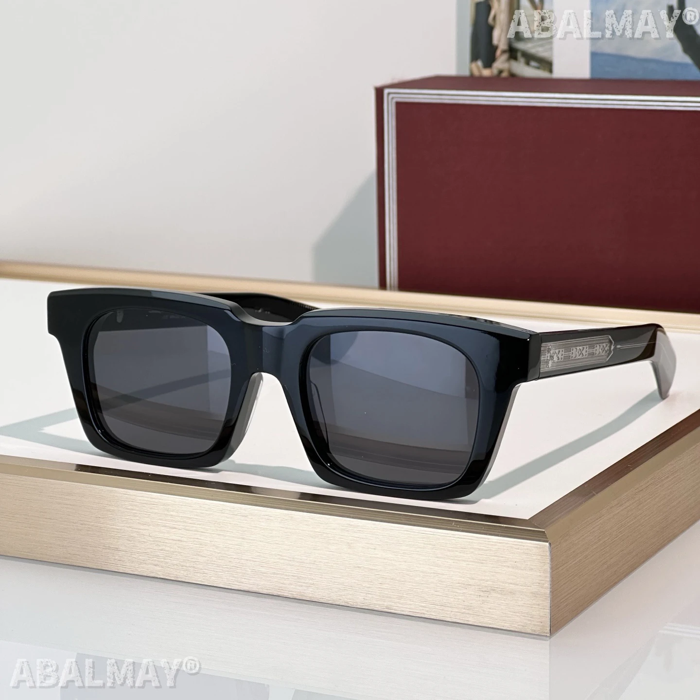 

QUENTIN SIZE 50-22 Top High Quality Sunglasses for Men Classic Women Luxury Brand Designer Fashion sun glasses UV400 With box