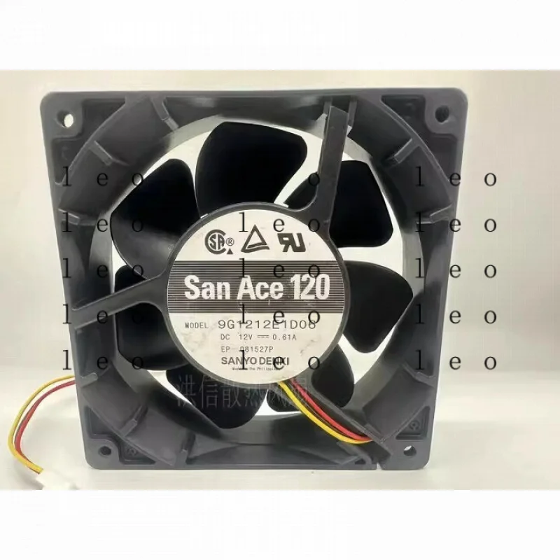 BB  for  Sanyo SanAce 9G1212E1D06 12038 DC12V 0.61A 12CM 3-Wire Cooling Fan