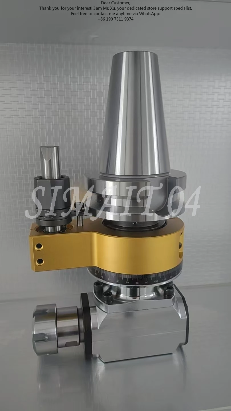 High Speed Right Angle Milling Head BT50 BT30 BT40 ER32 ER25 ER16 for CNC Machining Center