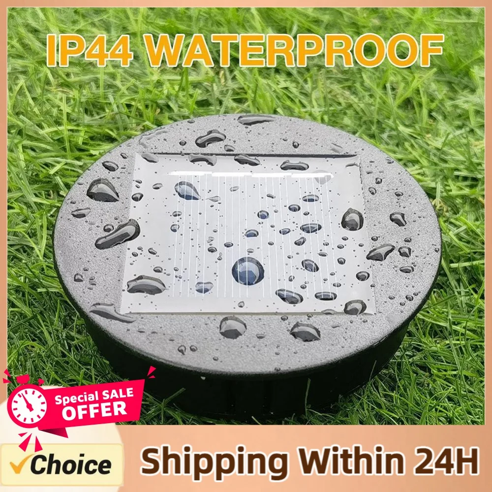 Solar Lights Replacement Top LED Solar Lamp Battery Box IP44 Waterproof 1.2 V 600 MAh with Switch for Outdoor Hanging Lanterns
